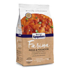 Farina Spigadoro Pizza E Focaccia Grano Decorticato Kg.1