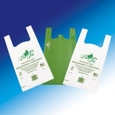 Shoppers Biocompostabili Verde Strappo A Numero